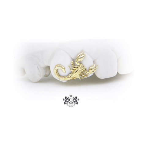 Scorpion custom gold tooth